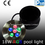 IP68 18W RGB LED Underwater Pool Light (JP94763)