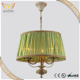 pendant light fixture green fabric antique E14 chandelier (MD7377)