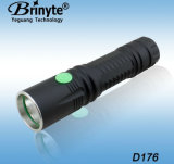 26650 Battery Waterproof Aluminum CREE Rechargeable LED Police Flashlight