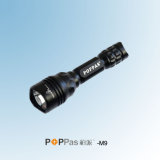 5 Function Rechargeable CREE T6 Hunting LED Flashlight (POPPAS- M9)