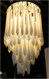 Contemporary Blown Glass Chandelier for Hotel Decoration