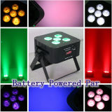 Colorful Stage Lighting 9X18W Battery DMX Flat PAR Powered&Wireless 6in1 LEDs PAR for DJ Show