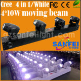 4*10W White LED Beam Moving Head Bar Light
