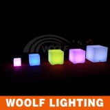Plastic LED Outdoor Mood Light Cube