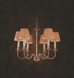 Modern Fabric Pendant Lamp Chandeliers (N10030-6)