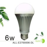 6W E27 LED Globe Bulb Light