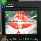P6mm Rental Die Cast Indoor Full Color Color Hang up LED Display