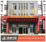 Outdoor Red Strip Moving Text LED Sign Display