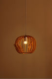 Modern Chandelier with Wood Lamp Shade (111S)