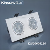6W Grille LED Spotlight with Hole Size 160*80mm (KJS00606160-L/S)