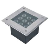 Square IP65 LED Undergroud Light 9W