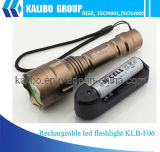 Professional Rechargeable LED Flashlight with Waterproof
