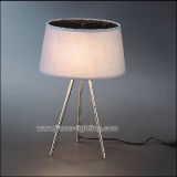 Mini Bedside Gray Table Lamp Lighting / Reading Desk Light Lamp