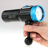 New Red Color 2600 Lm Underwater Video Lamp +2 Switches+5 Color of Light