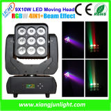 Matrix 9X10W LED Moving Head Beam and Wash Light