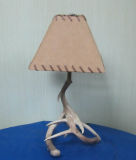 Faux Suede Shade Table Lamp