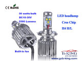 IP65 30watts 2500lm 6k Bright Car LED Headlamp Kits