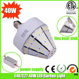 E27 40W Cool White LED Garden Light with ETL Approved