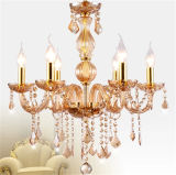 Brief and Beautiful 6 Light Crystal Chandelier for Home