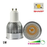 5W Sharp COB LED, GU10, Dimmable, Spot LED, High Quality, LED Spot Lights