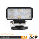18W IP67 LED Driving Work Light for SUV, Jeep, ATV, Boat, CE, RoHS