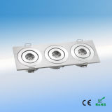 1W 3grill LED Ceiling/Down Light