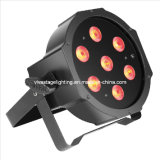 Stage Equipment/7*10W 4-in-1 RGBW LED Flat PAR Stage Light Disco Light