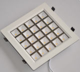 9.7USD 25W Square (right angle) Cool White LED Ceiling Light