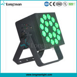 CE 18*10W RGBW DMX Indoor Stage LED Flat Light for Disco