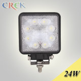 Square 24W LED Work Light with CE RoHS IP67 (CK-WE0803B)