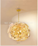 Yellow Blown Glass Pendant Chandelier for Decoration