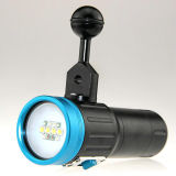 Hot Selling Diving Light with 2600 Lm and Five Color Light