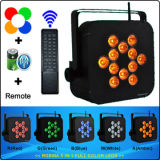 Remote Control 12PCS 10 Watts RGBWA 5in1 Battery Powered Wireless LED Uplighting