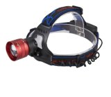 Rechargeable Aluminum High Power Zoom Function CREE Xm-L T6 Headlight