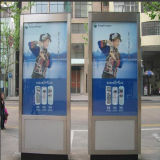 Floor Stand Outdoor Advertisement Signage: Vertical Rotating Light Box