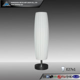 Modern Cylinder Table Lamp with Wooden Base (C500023W)