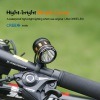 1230lm IP65 Waterproof LED Bicycle Light for Outdoor Hiking
