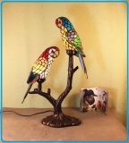 Tiffany Art Macaw Table Lamp