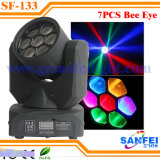 Adj Bee Eyes 7 RGBW LEDs Moving Head Stage Light