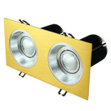 Drawing Gold+Silver Inner Ring 30W COB LED Wall Washer