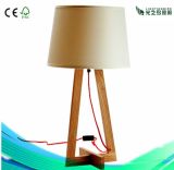 Modern Home Lighting Decoration Wooden Table Lamp for Bedroom and Living Room (LBMT-BLI)