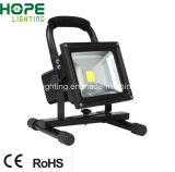 2015 New Style Outdoor IP65 30W LED Flood Light with Rechargeable
