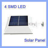 4 SMD LED Solar LED Lamp 3.7V Infrared PIR Motion Sensor Garden Lawn Light