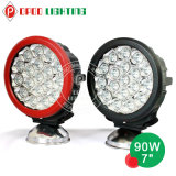 Hotsale Round 90W 7inch LED Work Driving Light for Spotlights Use