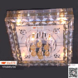 2015 New Modern Glass Crystal Square LED Lamp, Ceiling Chandelier with MP3