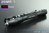 8W CREE MC-E 750LM Zoom 18650 Aluminum LED Flashlights (ZOMC-1)