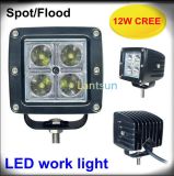 12W Square Spot/Flood Beam LED Work Light