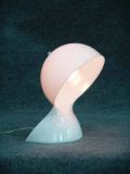Wholesale White Milky Circle Head Acrylic Table Lamp for Bedroom