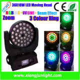 36X18W LED Beam Moving Head Wash Light with Zoom