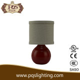 Small Red Ceramic Base Table Lamp